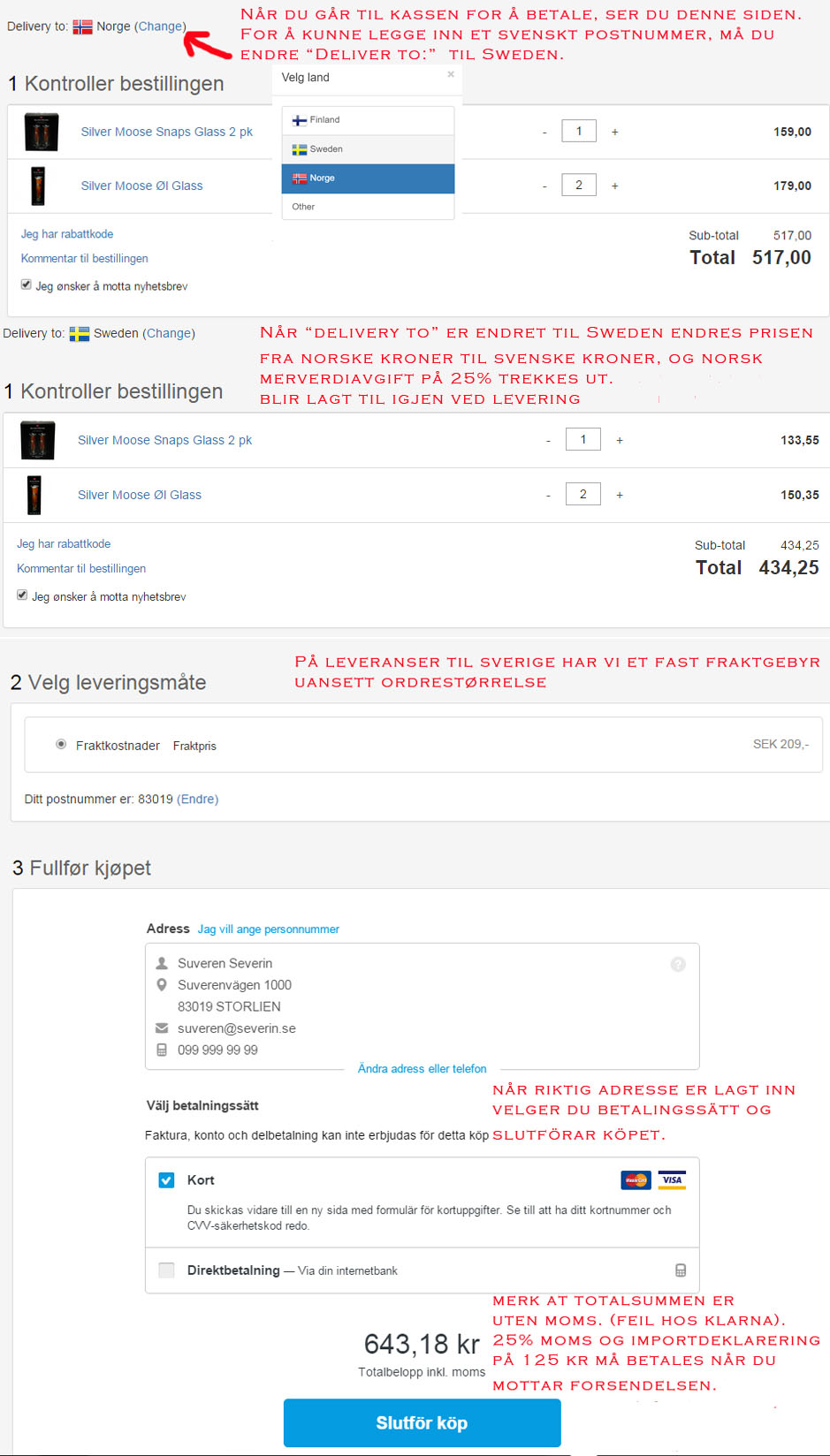 Klarna Sveden